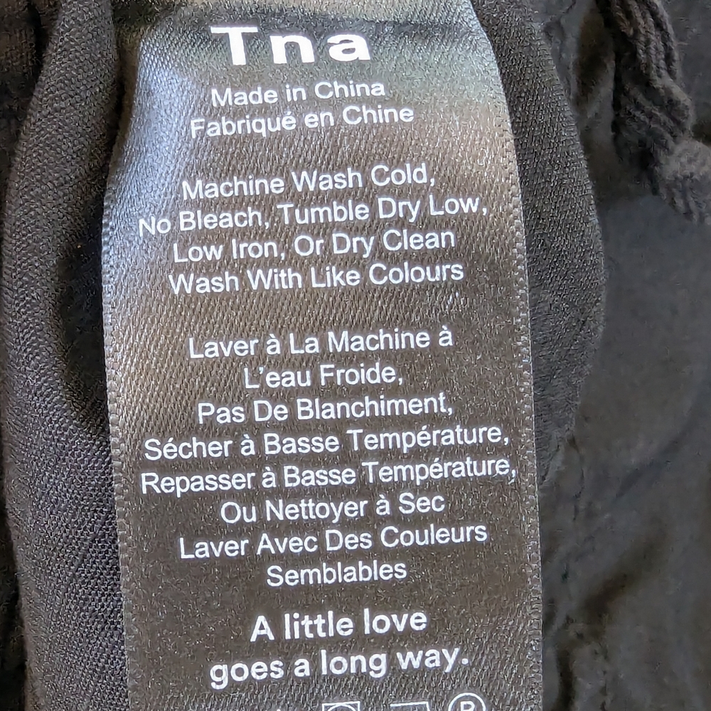 Aritzia‎ TNA Alix Jogger Pants | Black Sz M NWT | Relaxed Utility Street Style - Picture 8 of 9